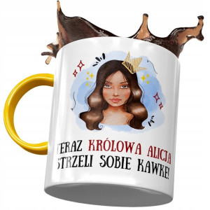 Kubek Żółty Dla Alicji Koleżanki Przyjaciółki Żony