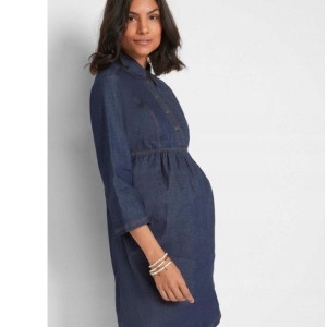Bonprix Jeansowa Koszulowa Ciążowa Sukienka Szmizjerka 46-48 925824