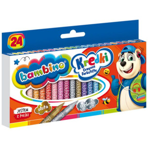 Kredki świecowe bambino 24 kolory