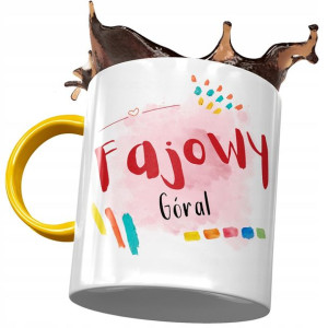 Kubek Żółty Dla Górala Fajowy Góral Prezent