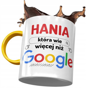 Kubek Żółty dla Hani Hanny Koleżanki