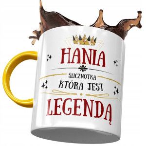 Kubek Żółty dla Hani Hanny Koleżanki