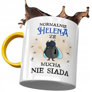 Kubek Żółty Dla Heleny Koleżanki Żony Prezent