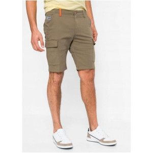 Bonprix Khaki Oliwkowe Krótkie Spodenki Męskie Bermudy Bojówki 66 929077