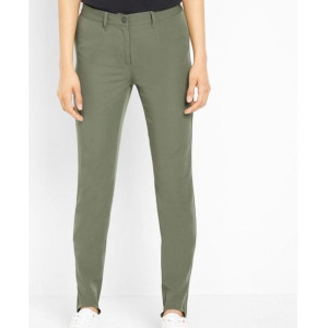 Bonprix Khaki Spodnie Narciarki Zapiętki Rurki Zwężane Nogawki 44-46 918691