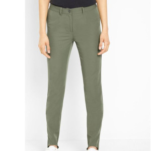 Bonprix Khaki Spodnie Narciarki Zapiętki Rurki Zwężane Nogawki 48-50 918691