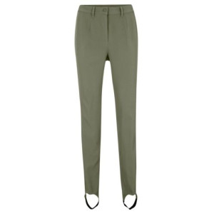 Bonprix Khaki Spodnie Narciarki Zapiętki Rurki Zwężane Nogawki 48-50 918691