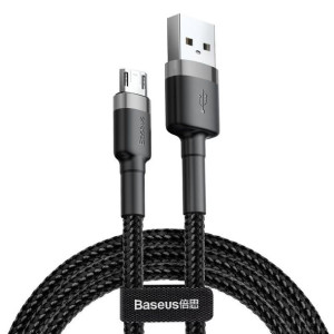 Kabel Baseus Cafule Micro Usb 1.5a 2m Grey/black