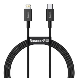 Kabel Baseus Superior Series 20w Pd 1m Usb-c/lightning Black/czarny