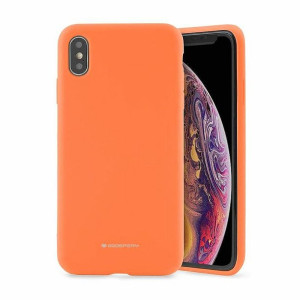 Mercury Silicone Case Iphone 13 Pro Max Orange / Pomarańczowy