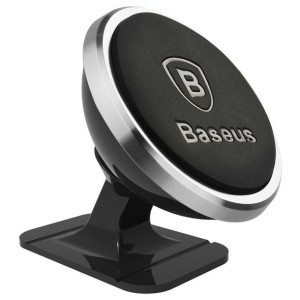 Uchwyt Baseus Magnetyczny Obrotowy Przyklejany, Silver