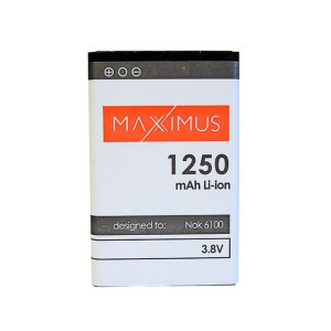 Bat Maxximus Nokia 6100 1250mah Li-ion Bl-4c