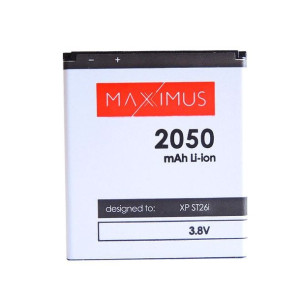 Bat Maxximus Sony Xperia J St26i 2050mah Ba900