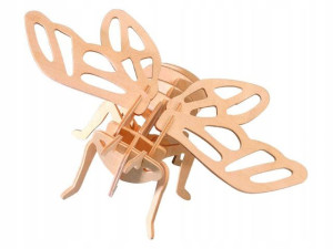 Cykada składanka drewniana puzzle 3D E016