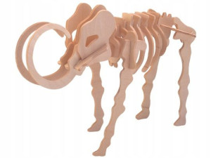 Dinozaur Mammoth Mamut składanka drewniana J011