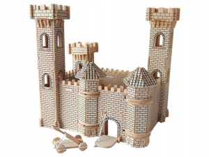 Zamek księcia składanka drewniana puzzle PH025