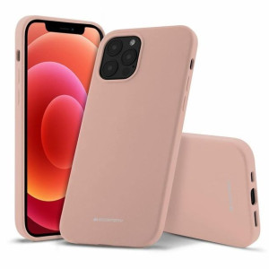 Etui Mercury Silicone Do Apple Iphone 13 Pro Max Różowo Piaskowy
