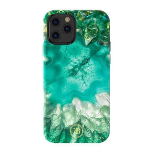 Etui Kingxbar Agate Apple Iphone 12 Mini Zielony