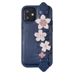 Etui Kingxbar Sweet Swarovski Apple Iphone 12 Mini Niebieski