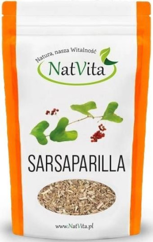 Sarsaparilla korzeń pocięty 250 g - NatVita