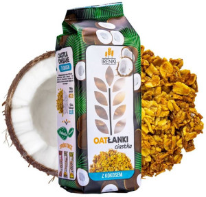 Ciastka owsiane z kokosem 150 g Irenki Oatłanki