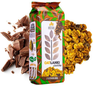 Ciastka owsiane z czekoladą 150 g Irenki Oatłanki