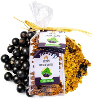Ciastka jaglane z czarną porzeczką Bezglutenowe 175 g Irenki