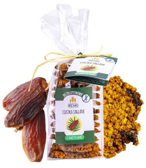 Ciastka jaglane z daktylami Bezglutenowe 175 g Irenki