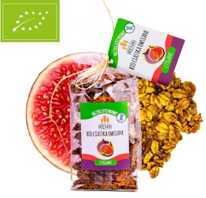Ciastka owsiane z figami Bezglutenowe Bio 150 g Irenki