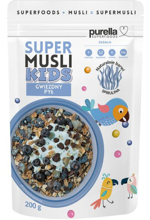 Super Musli Kids Gwiezdny Pył dla dzieci 200 g Purella Superfoods