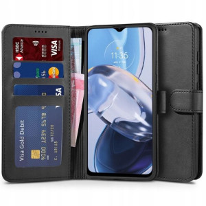 Etui Tech-protect Wallet Motorola Moto E22/e22i Black
