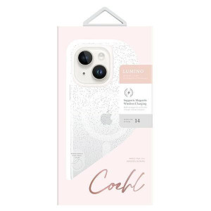 Etui Uniq Coehl Lumino Apple Iphone 14 Srebrny/sparkling Silver