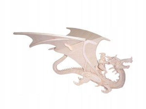 Latający smok składanka drewniana puzzle 3D M042