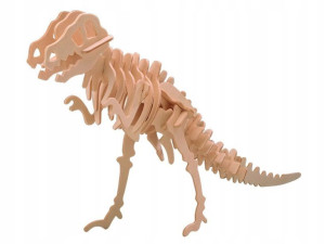 Dinozaur Tyrannosaurus składanka drewniana J014