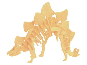 Dinozaur Stegosaurus składanka drewniana J016