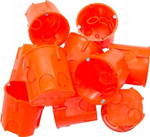 Puszka Podtynkowa Głęboka Pk-60 Lux 60mm 10 Sztuk