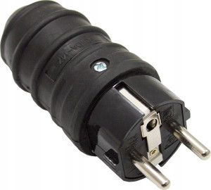 Wtyczka Gumowa Z/u 16a 250v Ip44 D.3158