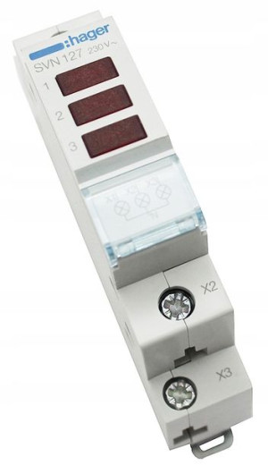 Hager Lampka Sygnalizacyjna Led Svn127 3-faz