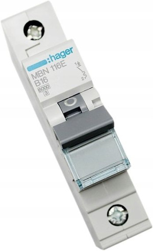 Hager Mbn116 B16 A 1-faz 1p Wyłącznik Nadprądowy S