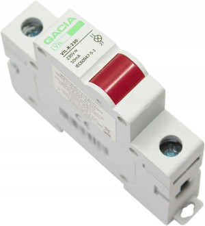 Kontrolka Sygnalizacyjna Lampka 1f Czerwona 230v