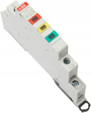 Lampka Modułowa Kontrolka 230v 3f Abb E219-3cde