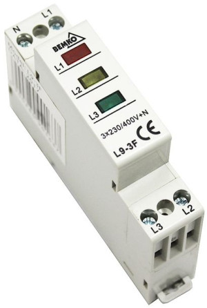 Lampka Sygnalizacyjna Trójfazowa Napięciowa Bemko