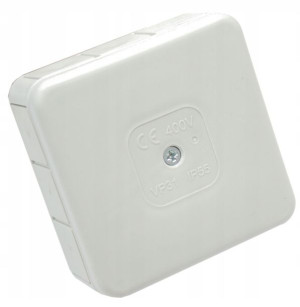 Puszka Hermetyczna 85x85x37mm Ip55 031-03 Popiel