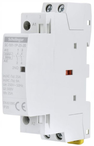 Stycznik Modułowy Sc101 1p 25a Typ20 2no+0nc