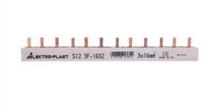 Szyna Prądowa 3p 16mm2 100a 12 Pinów Elektroplast