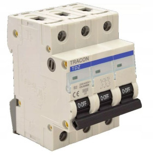Tracon Wyłącznik Nadprądowy 3p D10a Tdz-3d-10