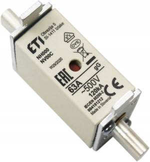 Wkładka Topikowa Zwłoczna Nh00c 63a Gg 500v Eti