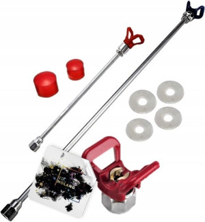 Przedłużka malarska 50 cm + 100 cm Dysza Pistolet Agregat malarski