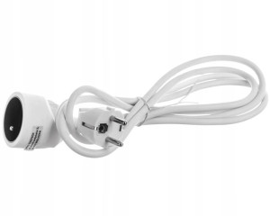 Przedłużacz 1-gniazdo Z/u 2m /h05vv-f 3x1 Eps-102