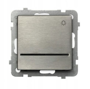 Sonata Inox Przycisk Światło Metalowy Łp-5rms/m/37